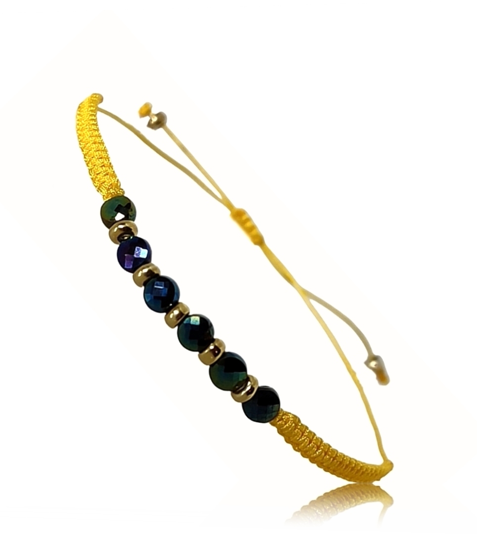 PULSERA ESPINELA AMARILLO