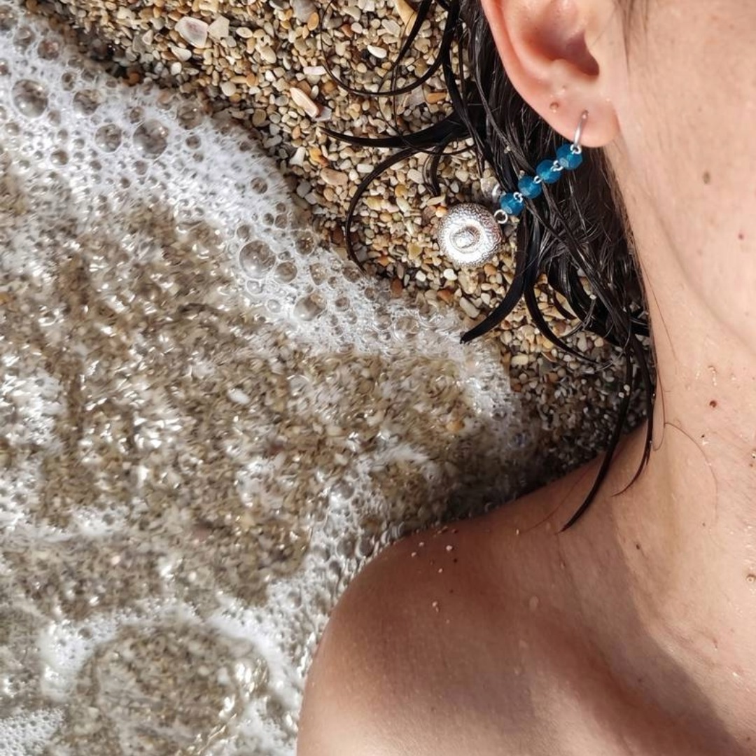 PENDIENTES APATITO Y CARACOLA PLATA - Imagen 2