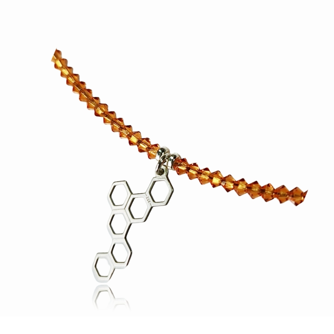 COLLAR CRISTAL AJUSTABLE CON PANAL