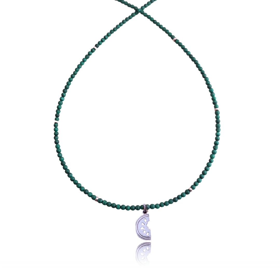 COLLAR MALAQUITA SANDÍA