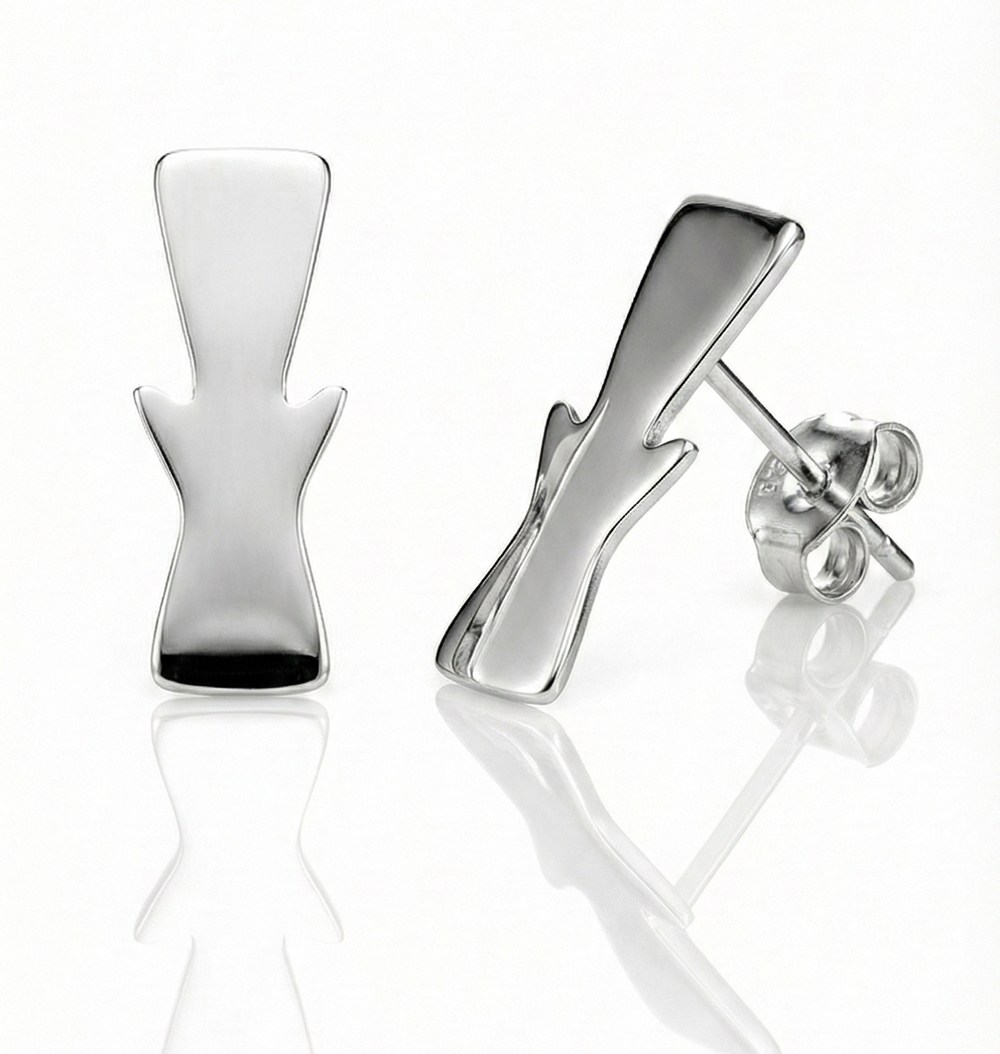 PENDIENTES ÍDOLO CANTORIA PLATA BRILLO