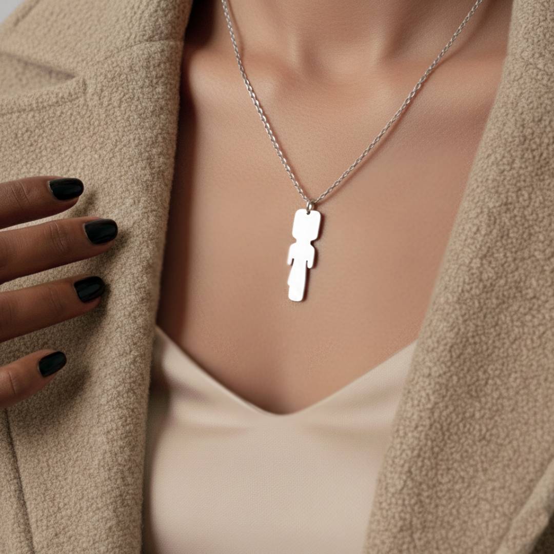 COLLAR TÍJOLA PLATA - Imagen 2