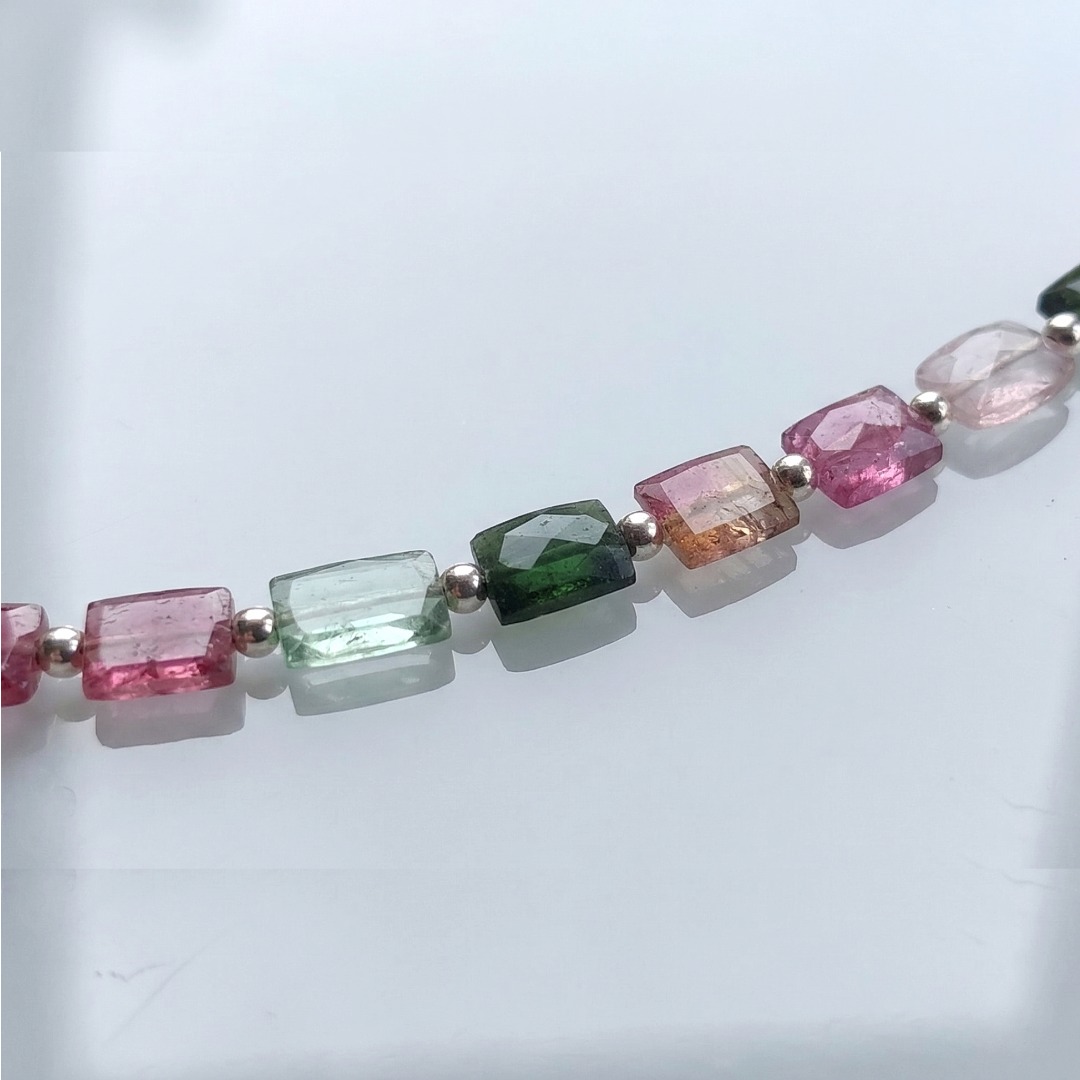 COLLAR TURMALINAS RECTANGULARES FACETADAS - Imagen 4